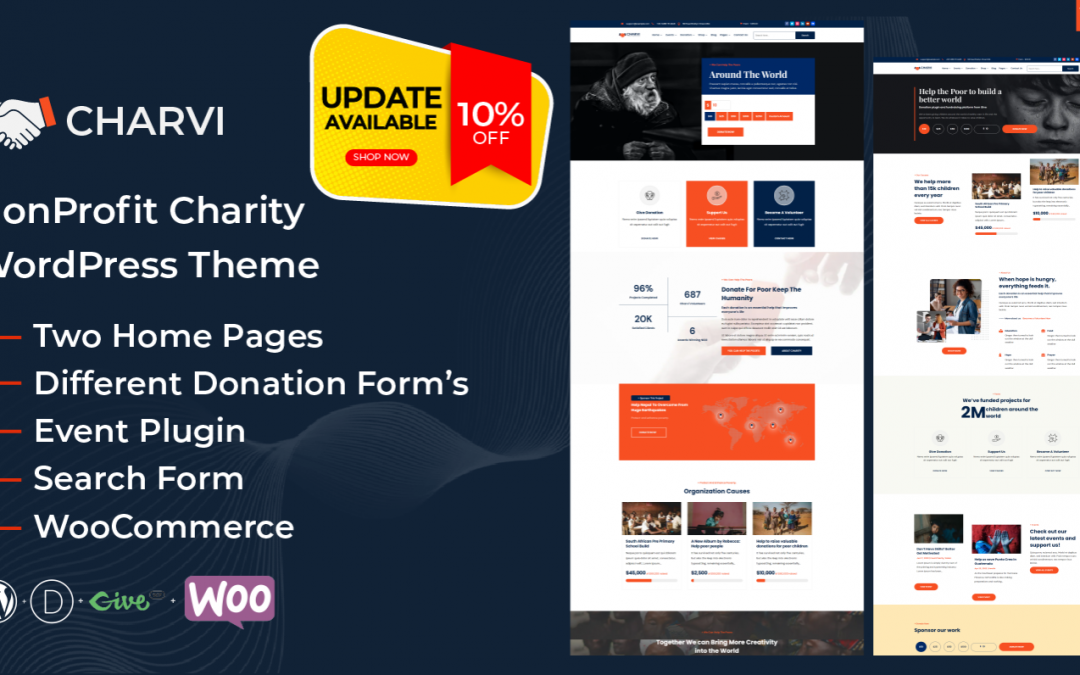 Charvi Non-Profit WordPress Theme