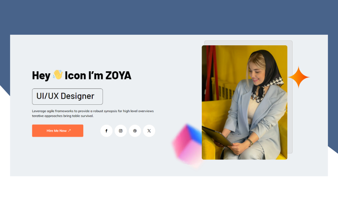 Divi Hero Section 04