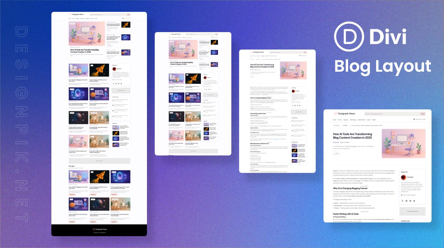 Google Discover layout-Divi blog layout by designpik.net – Feature Image